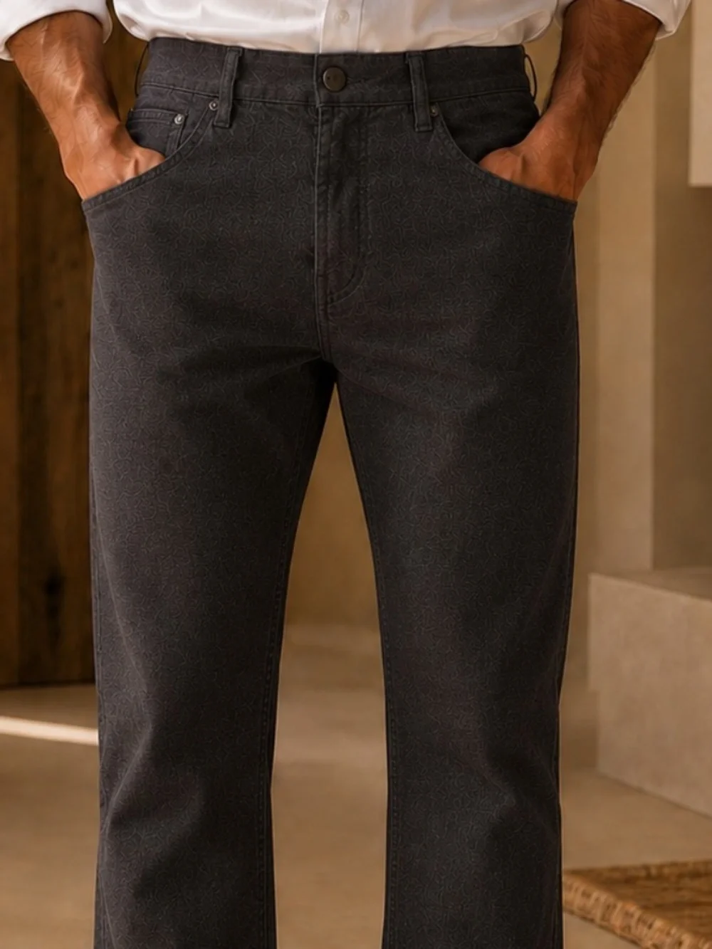 BOSS Hugo Boss Maine-10 Pants Men’s 36x32 Dark Gray Cotton NWT $145